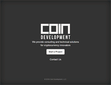 Tablet Screenshot of coindevelopment.com